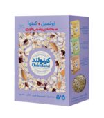 صبحانه سریع و سالم کینوآ+اوتمیل با پودر کاکائو و دانه چیا-جعبه 300 گرم